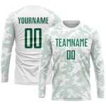 Jersey Sublimation Kelly White Uniform Custom Green Soccer