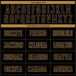 Custom Old Sublimation Uniform Black Gold-Red Black Jersey Soccer