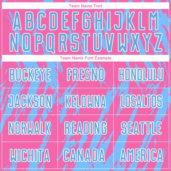 Light Custom Blue-White Soccer Jersey Uniform Pink Sublimation Light Custom Blue-White Soccer Jersey Uniform Pink Sublimation