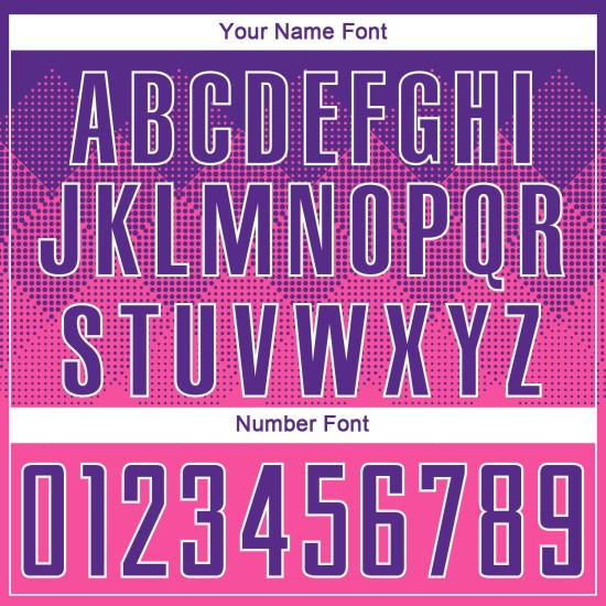 Soccer Sublimation Custom Pink Uniform Jersey Purple-White