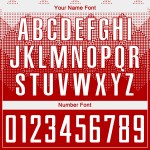 Red Sublimation White Soccer Uniform Jersey Custom