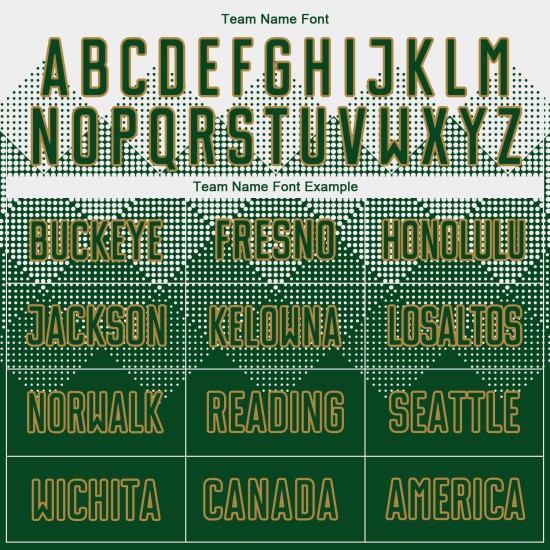 Jersey Uniform Gold Sublimation Custom Green-Old Soccer White