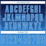 Soccer Jersey Powder Custom Sublimation Uniform Navy Blue-White