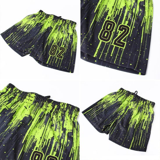 Green Jersey Uniform Neon Sublimation Soccer Custom Black