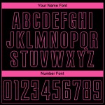 Black Uniform Jersey Soccer Sublimation Pink Custom