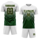 Jersey Uniform Gold Sublimation Custom Green-Old Soccer White