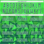 Sublimation Grass Soccer Green-White Uniform Green Custom Jersey