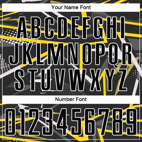 Custom Jersey Black Soccer Sublimation Uniform Black-Gold