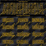 Black-Gold Black Soccer Custom Jersey Sublimation Uniform