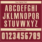 Custom Soccer Jersey Sublimation Crimson Cream-Black Fade Uniform Fashion