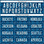 Sublimation Custom Blue Soccer Uniform White-Black Jersey