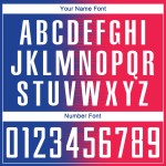 Sublimation Custom White-Royal Uniform Jersey Soccer Red Sublimation Custom White-Royal Uniform Jersey Soccer Red