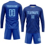Jersey Light Uniform Sublimation Soccer Blue Royal Custom
