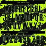 Green Neon Uniform Sublimation Jersey Custom Soccer Black